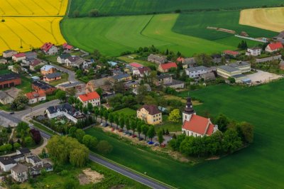 Dąbrowa z lotu ptaka