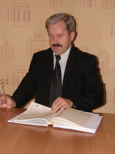 Sekretarz Powiatu Mogileńskiego mgr inż. Stefan Łukomski